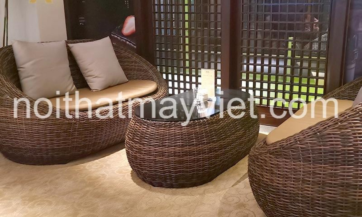  Bàn Ghế Sofa Mây Tre BGSF0028 